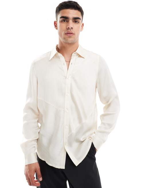 Chemise effet satin sale