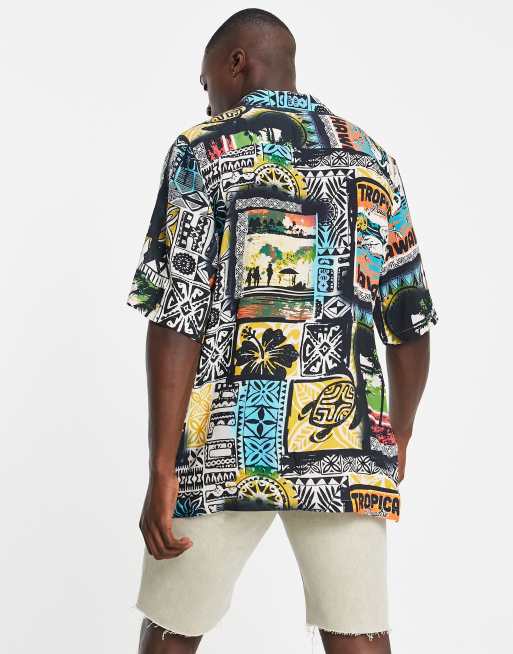Chemise et on sale short hawaien