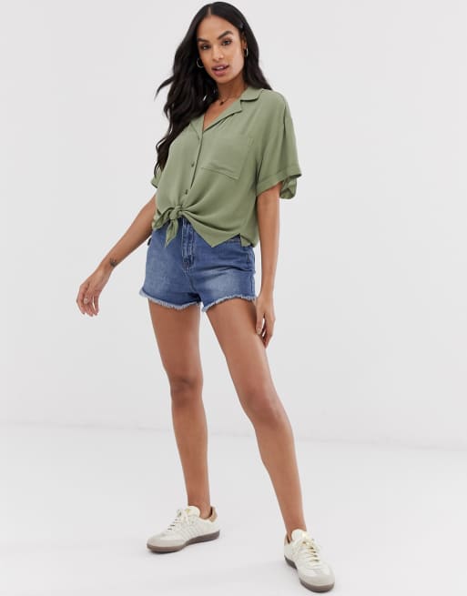 Asos chemise manche online courte