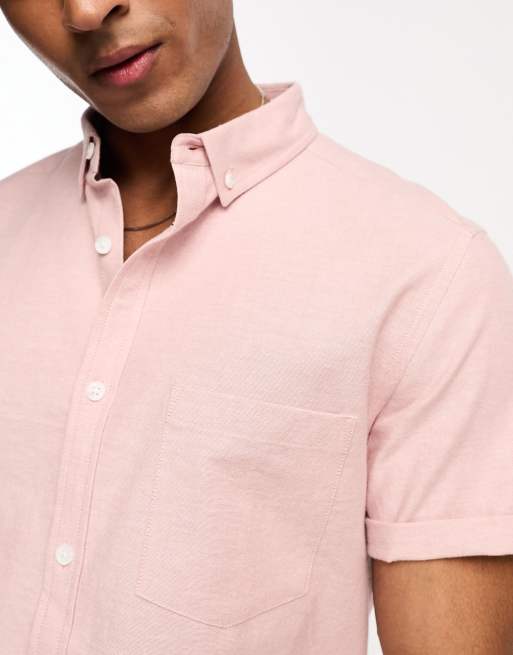 ASOS DESIGN - Chemise Oxford cintrée - Rose, 4 de 4