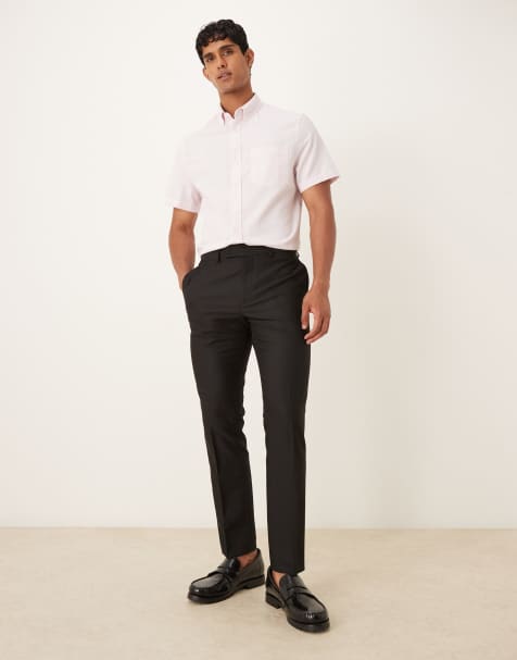 ASOS DESIGN - Chemise Oxford classique à manches courtes - Rose - view 1