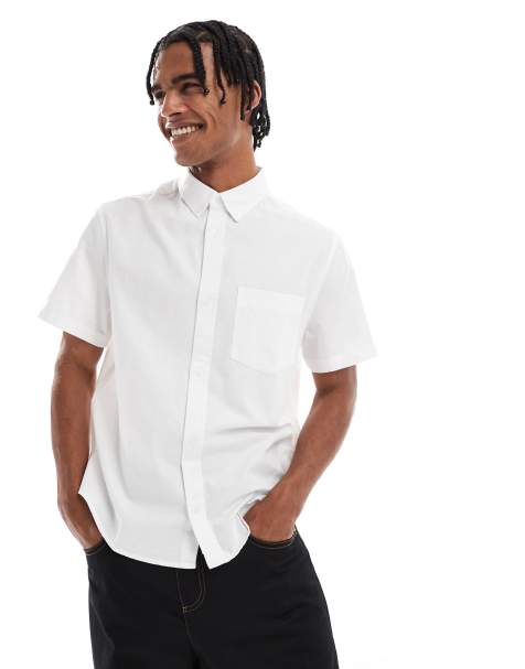ASOS DESIGN - Chemise Oxford classique - Blanc - view 1