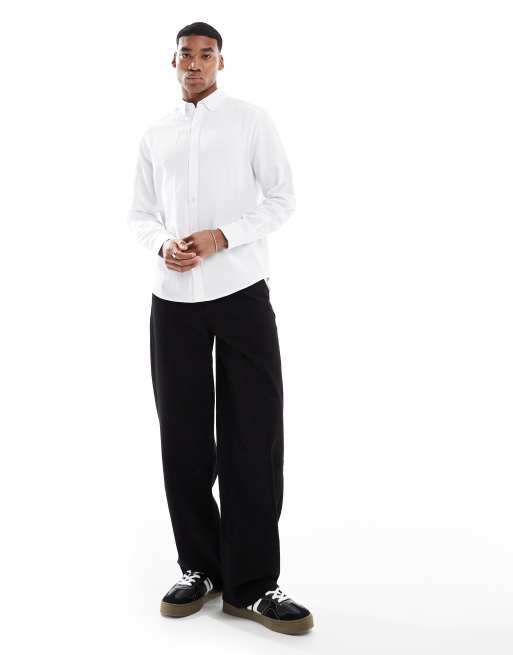 ASOS DESIGN - Chemise Oxford classique - Blanc, 3 de 4