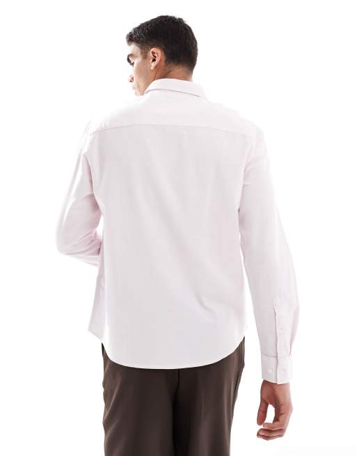ASOS DESIGN - Chemise Oxford classique - Rose clair, 4 de 4