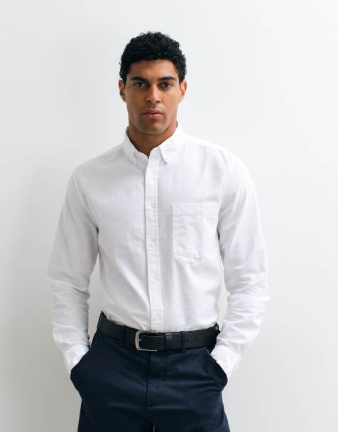 ASOS DESIGN - Chemise Oxford coupe classique - Blanc - view 1