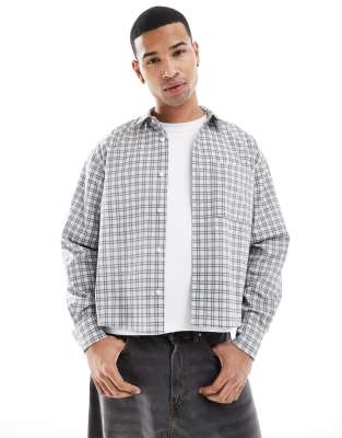 ASOS DESIGN - Chemise ultra oversize - Carreaux marron-Vert