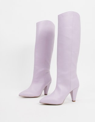 lilac boots