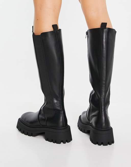 Asos square shop toe boots