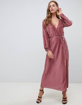 robe maxi plissée