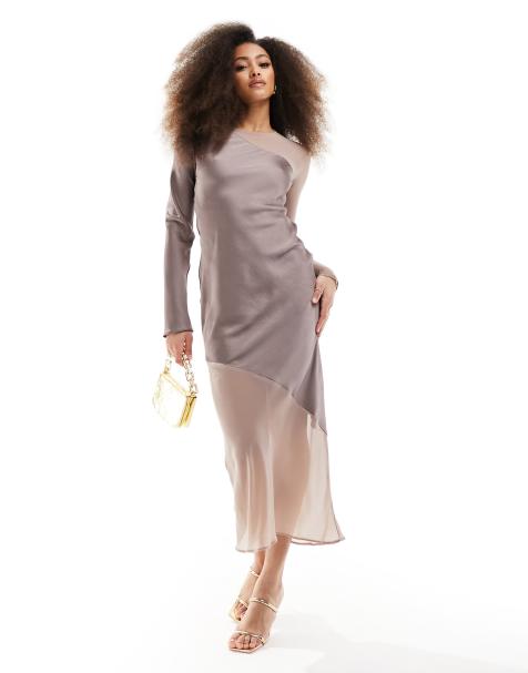 Long Sleeve Formal Midi Dresses