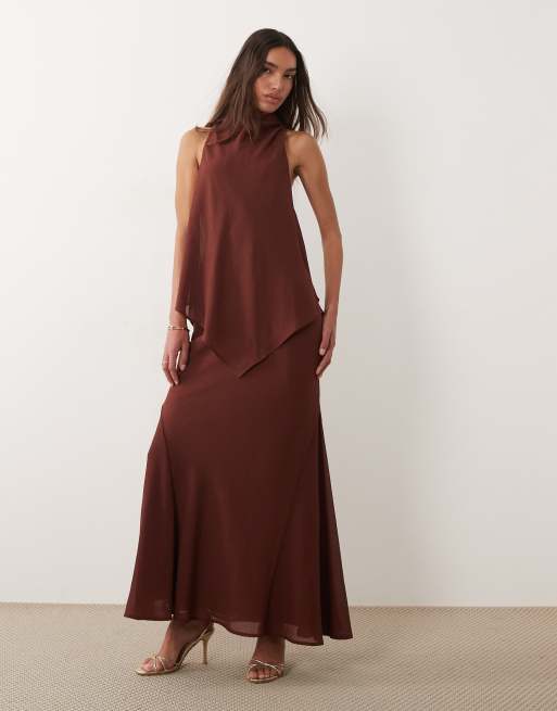 everlane luxe cotton dress The Sweater in Plush Vince Satin Wrap Dress A midi dress with CUTE Colour:Chestnut