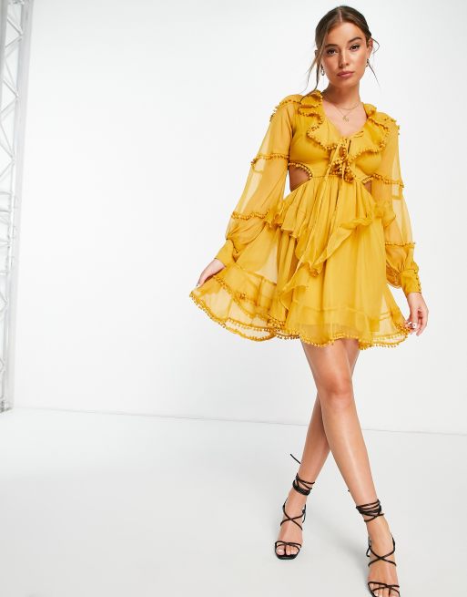 Asos pom shop pom dress