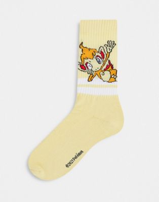 ASOS DESIGN Chimchar Pokemon socks