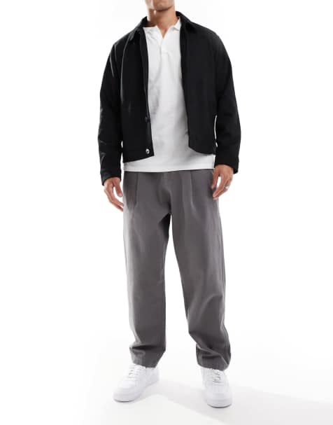 ASOS DESIGN - Chino a palloncino color grigio slavato - view 1
