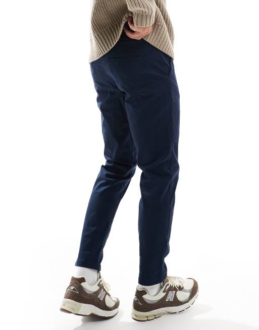 ASOS DESIGN - Chino affusolati blu navy, 2 di 5