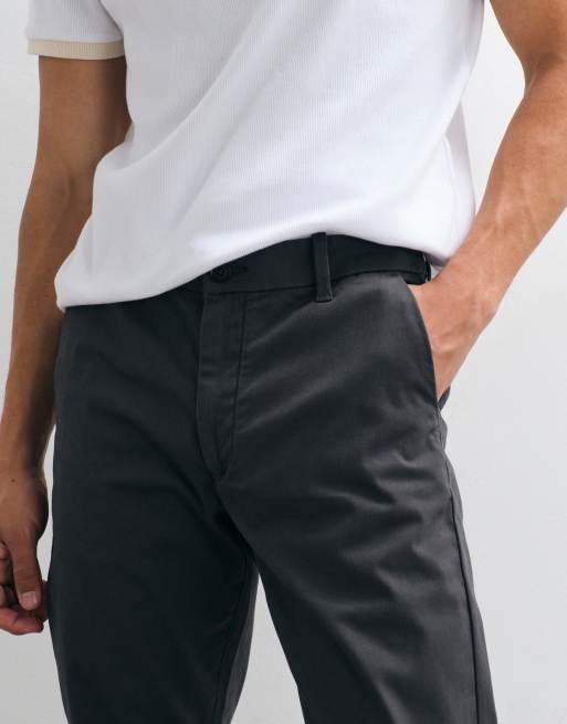 ASOS DESIGN - Chino affusolati grigi, 4 di 5