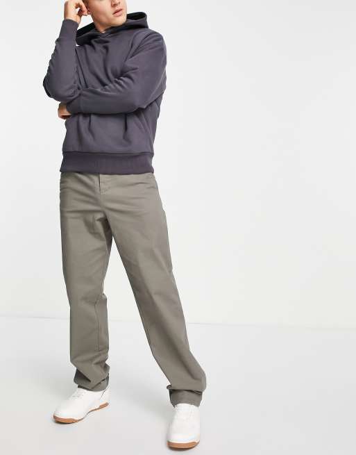 ASOS DESIGN - Chino comodi kaki