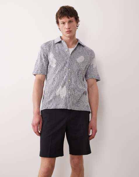 ASOS DESIGN - Chino corti eleganti misto cotone nero - view 1