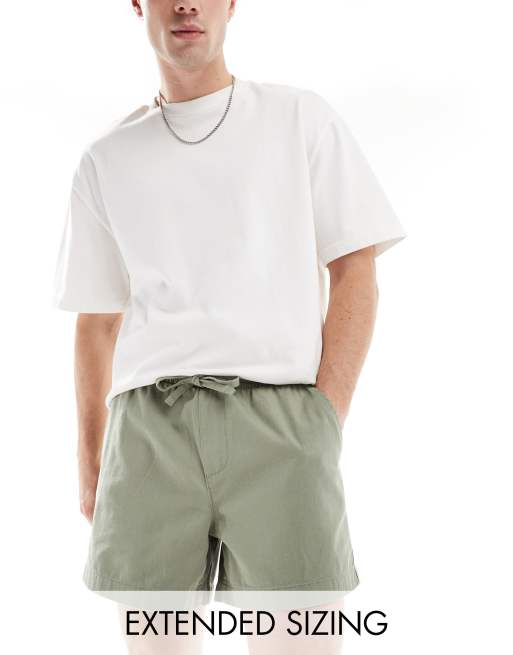 ASOS DESIGN - Chino corti verde salvia