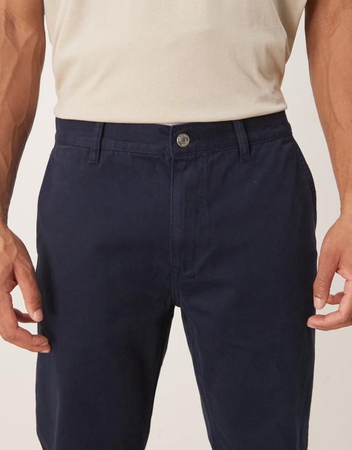 ASOS DESIGN - Chino dritti blu navy, 4 di 5