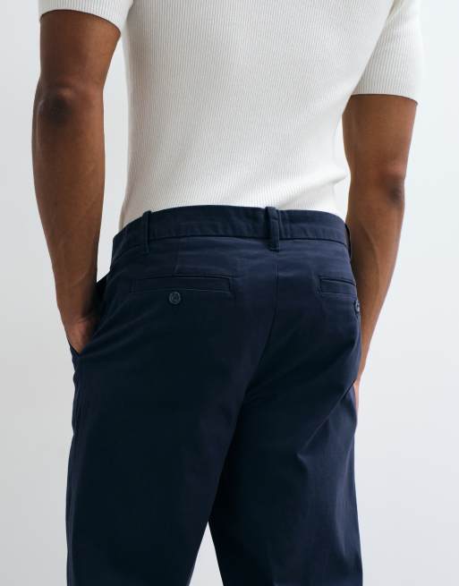 ASOS DESIGN - Chino dritti blu navy, 5 di 5