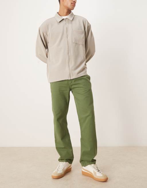 ASOS DESIGN - Chino dritti kaki, 2 di 5