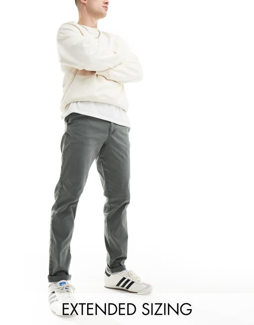 ASOS DESIGN – Chino-Karottenhose in Salbeigrün