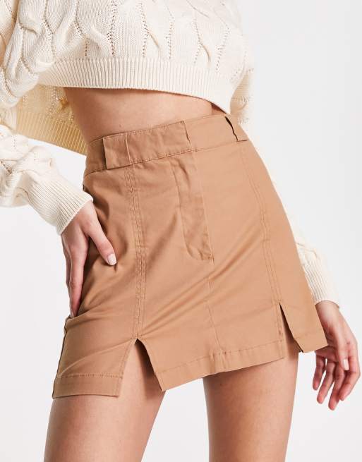 Beige skirt outlet asos