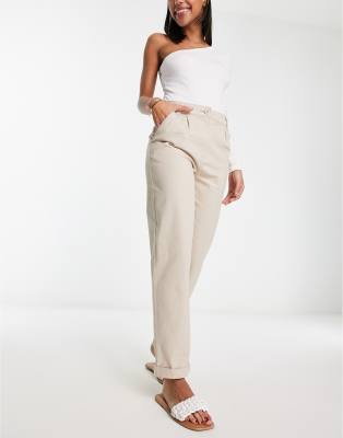ASOS DESIGN chino pants in stone