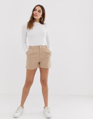 asos womens chino shorts