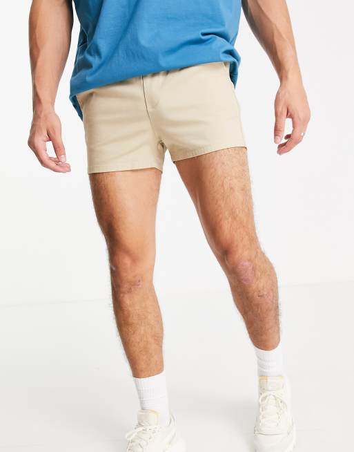 elasticated chino shorts