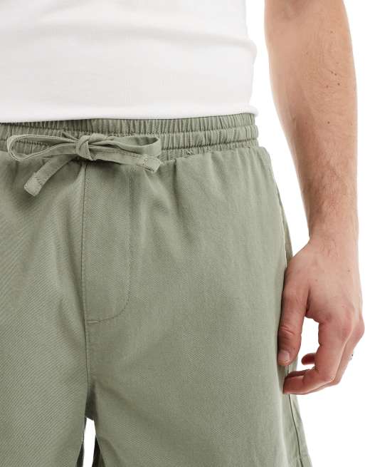 ASOS DESIGN chino shorts in sage green ASOS