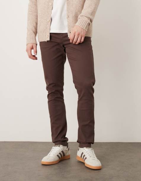 ASOS DESIGN - Chino skinny marroni - view 1