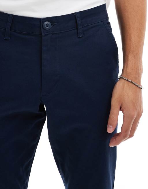 ASOS DESIGN - Chino slim blu navy, 4 di 5