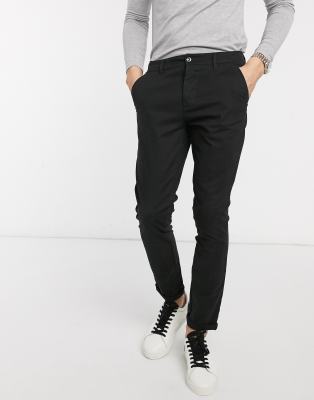 ASOS DESIGN super skinny chinos in black - ASOS Price Checker