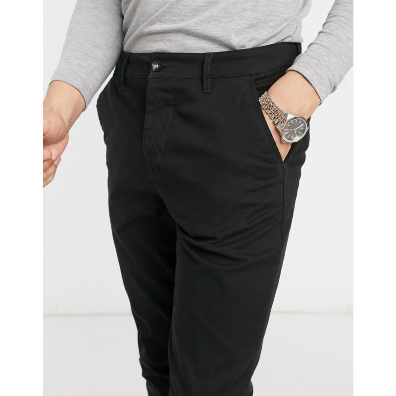 h7drW Pantaloni skinny DESIGN - Chino super skinny neri