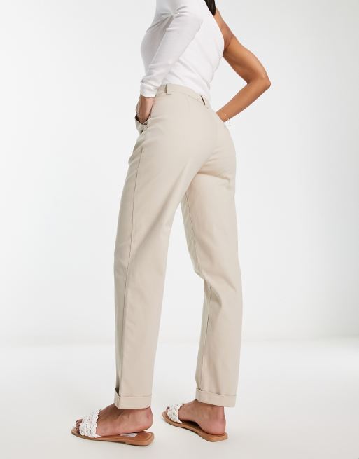 ASOS DESIGN chino trouser in stone, 2 of 4