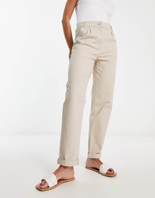 ASOS DESIGN chino trouser in stone, 4 of 4