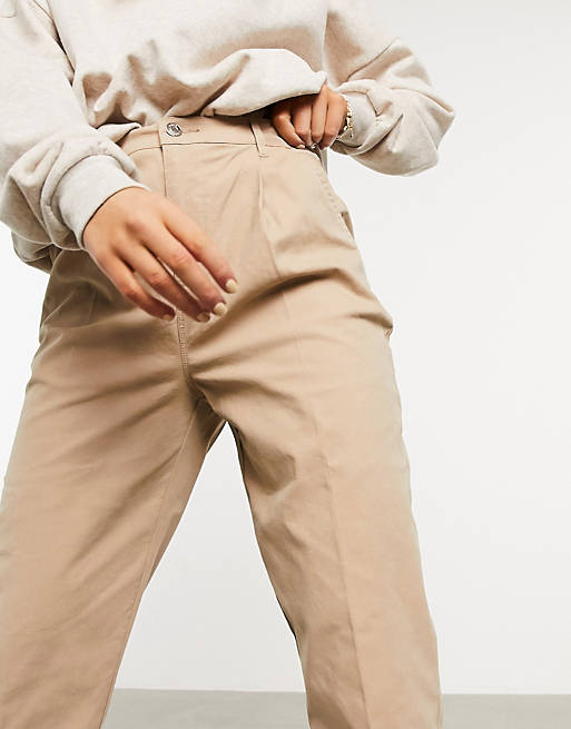  chino trousers in stone 