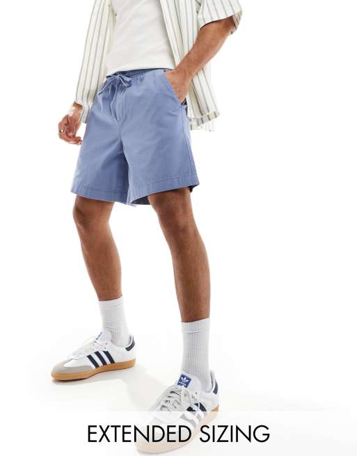 ASOS DESIGN - Chinoshort in blauw 