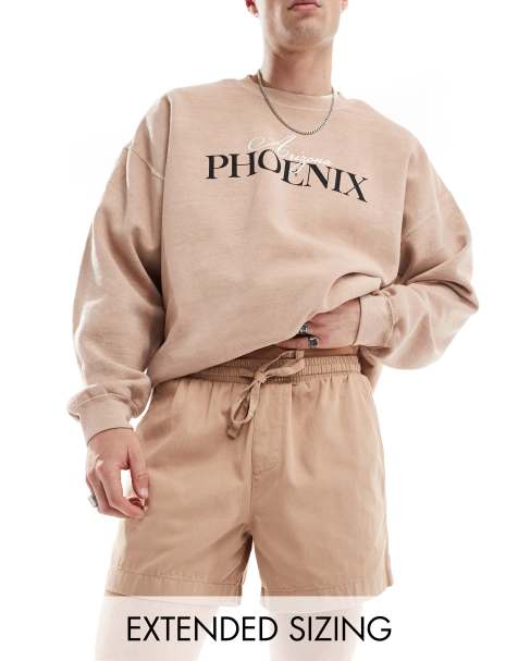 ASOS DESIGN – Chinoshorts in Beige - view 1