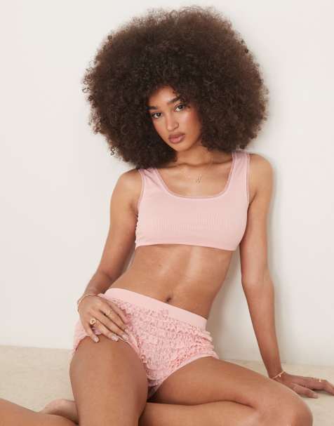 ASOS DESIGN - Chloe - Støvet lyserødt sæt med cami-top og shorts - view 1
