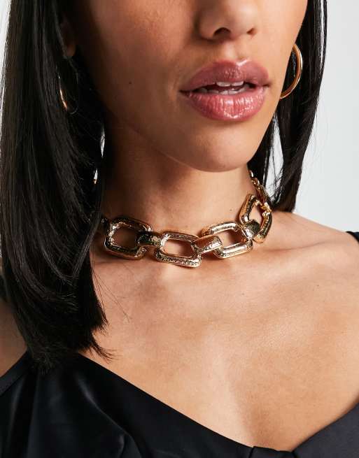 Big choker shop necklace