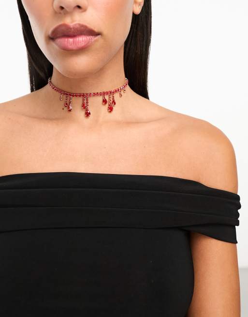 Red neck hot sale choker