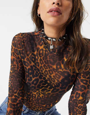 ASOS DESIGN choker necklace with spikes and padlock | ASOS