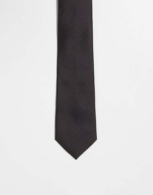 ASOS DESIGN – Chokladbrun enkel slips