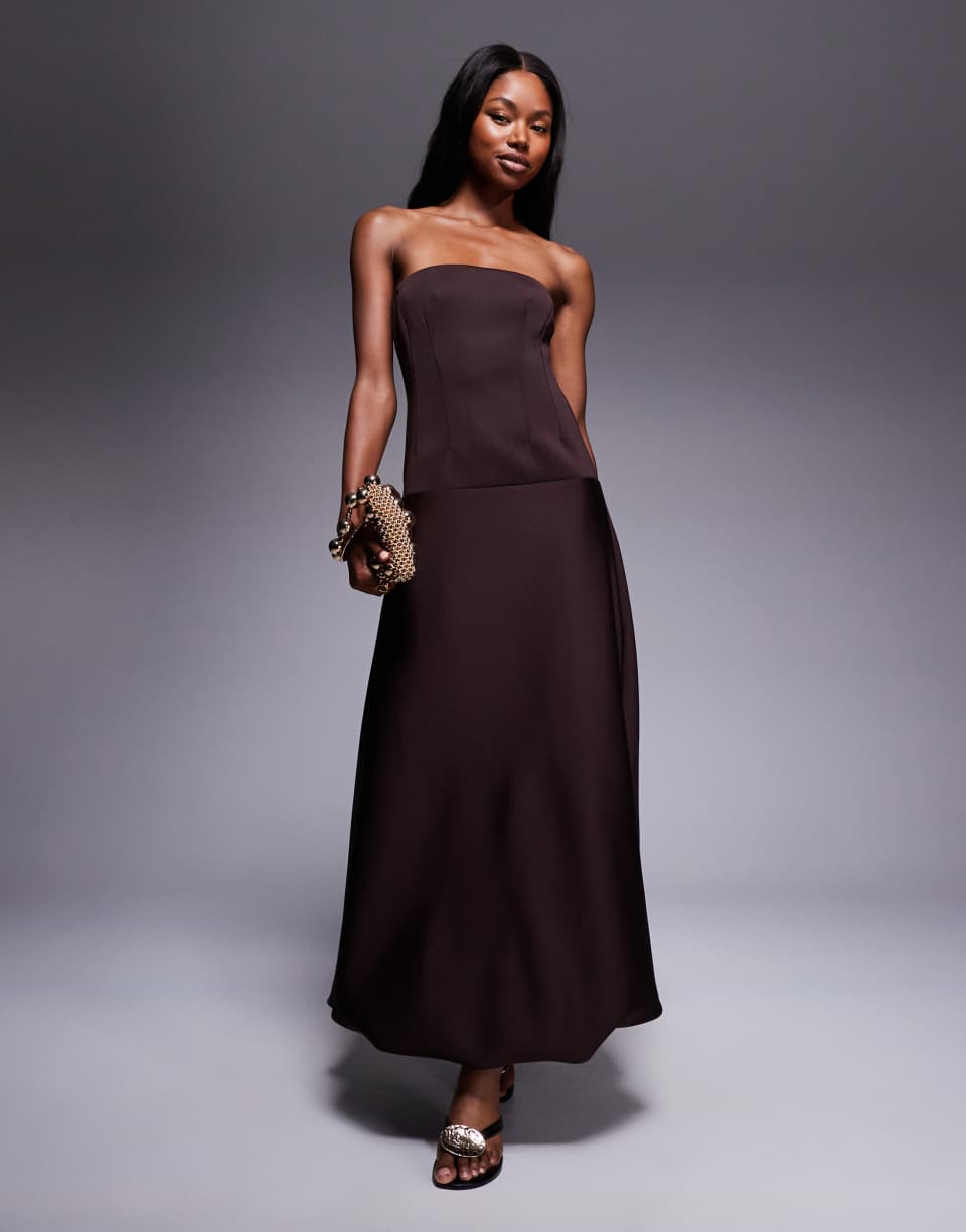 Chocolate Brown Maxi Dress