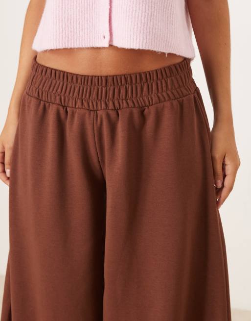 ASOS DESIGN - Chokoladebrune barrel-joggingbukser med lav talje og løstsiddende pasform, 4 af 5