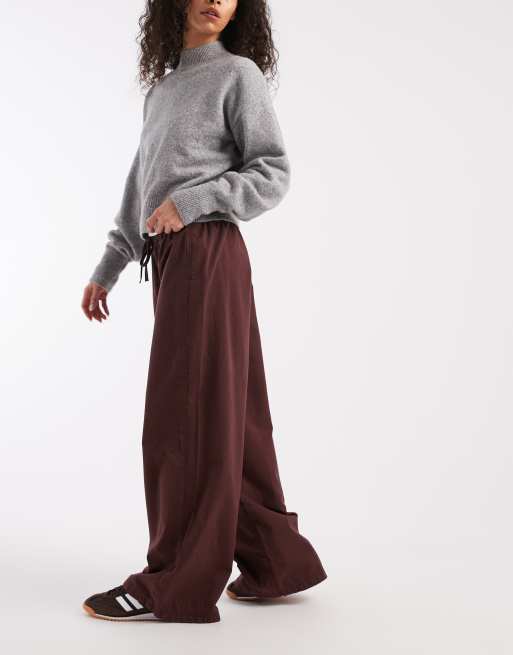 ASOS DESIGN - Chokoladebrune pull-on-cargobukser, 3 af 5