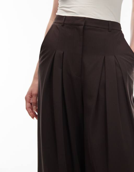 ASOS DESIGN - Chokoladebrune skræddersyede bukser med ultravide ben, 2 af 5